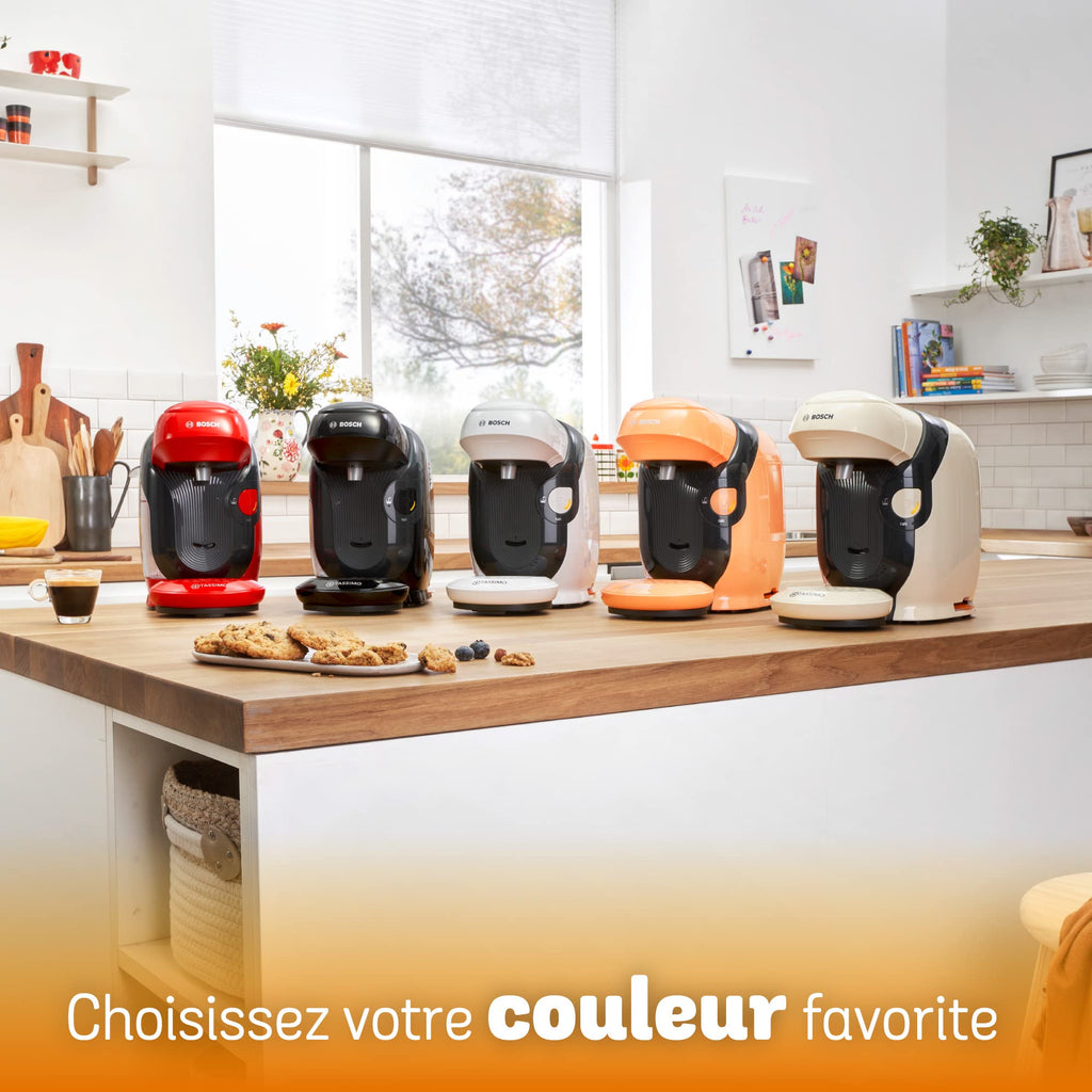 Machine à Café Tassimo Style, OneTouch, cafétière à dosettes, TAS1107, Vanille